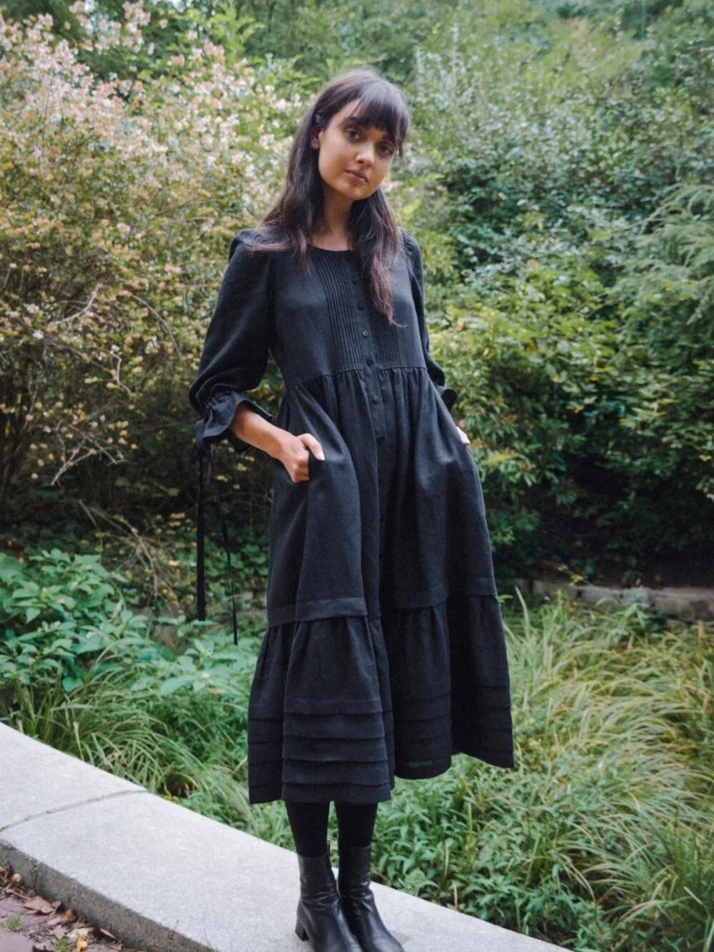 Of Her Own Kind Lennox Dress in Black Size L - Picture 2 of 3